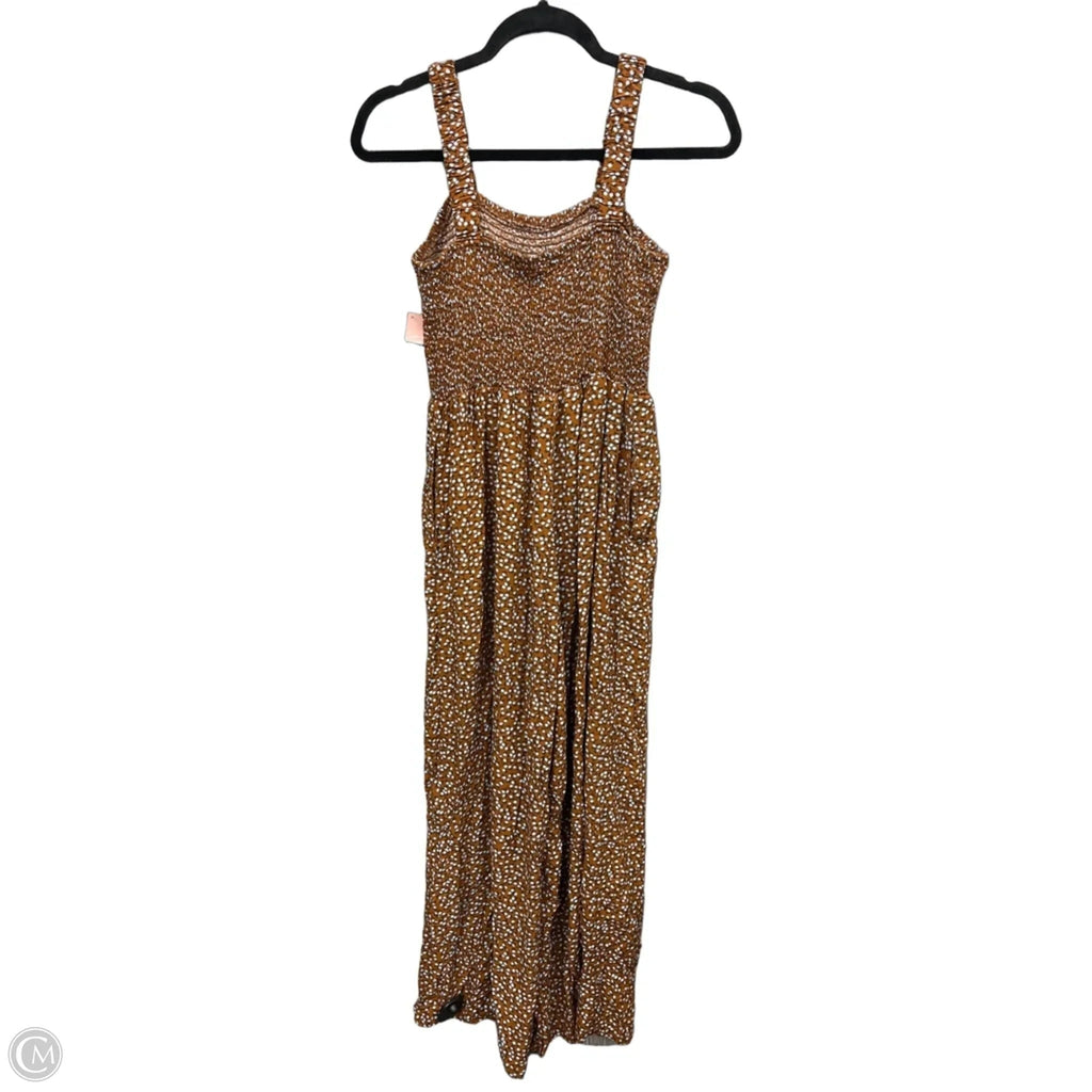 Jumpsuit By Dokotoo In Blue & Brown, Size: M