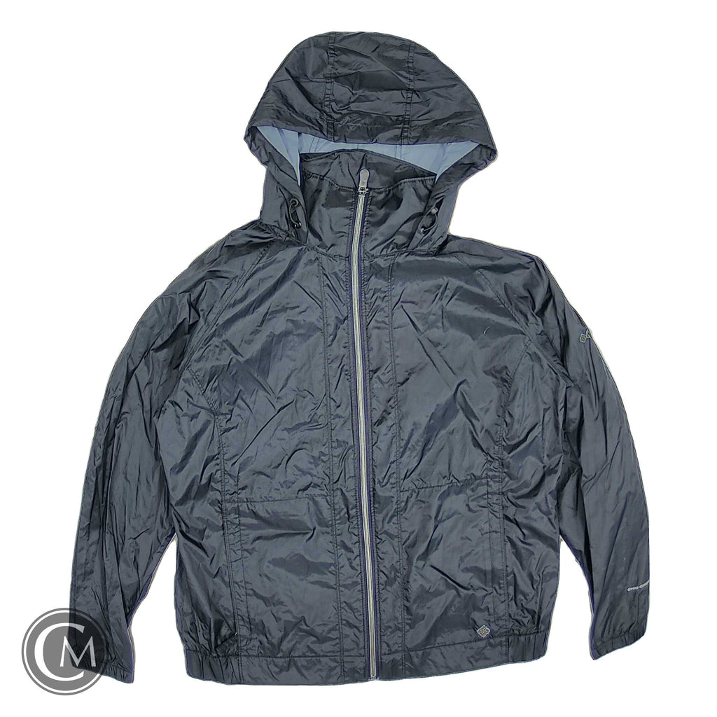 Jacket Windbreaker By Columbia In Black, Size: L