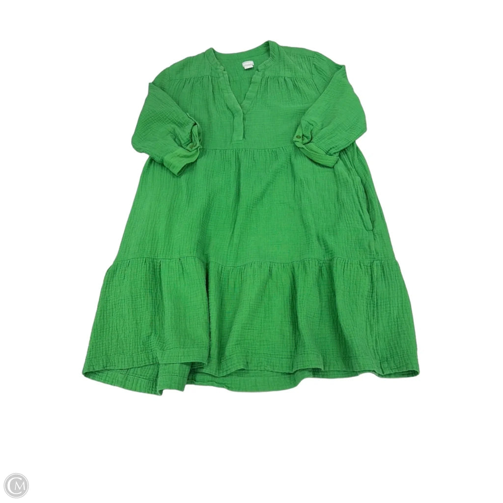 Dress Casual Short By Chicos In Green, Size: Xl