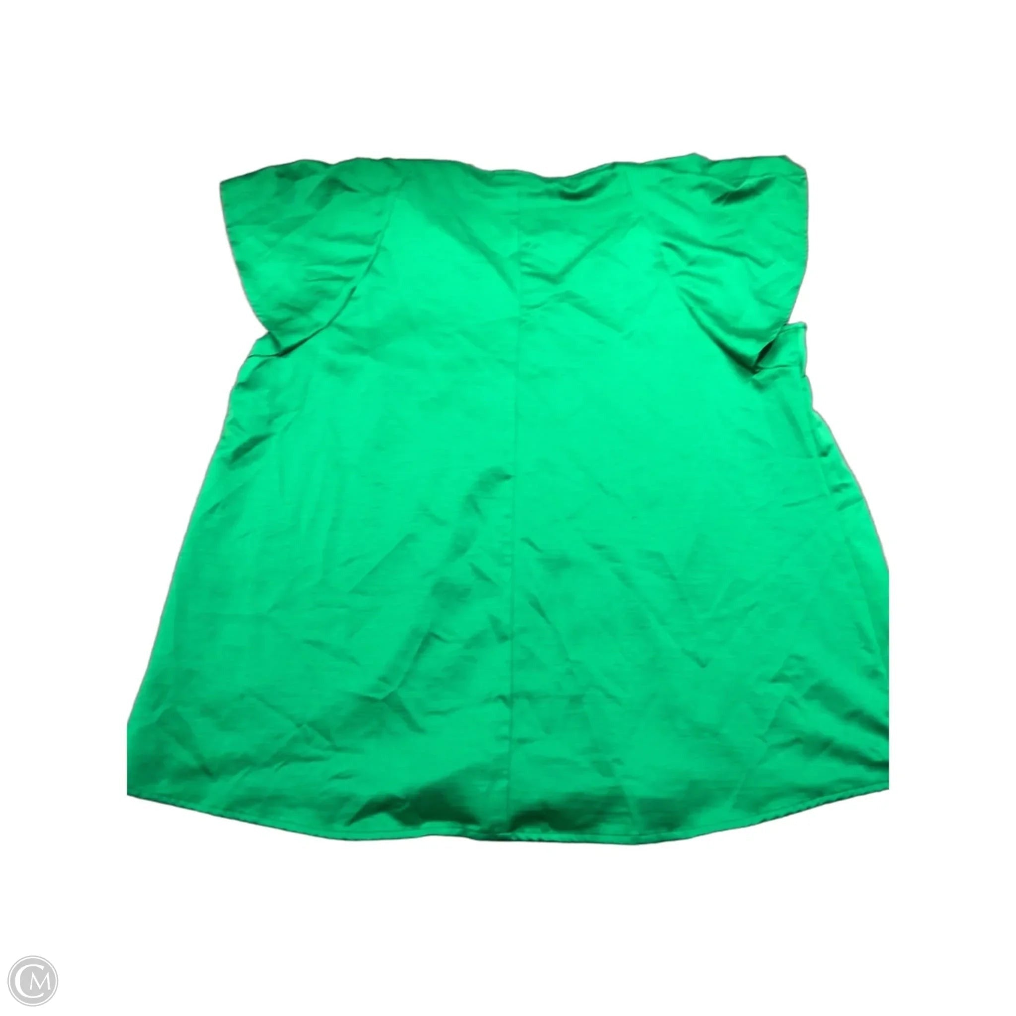 Blouse Short Sleeve By Lane Bryant In Green, Size: 18