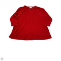 Top 3/4 Sleeve By Clothes Mentor In Red, Size: 2x
