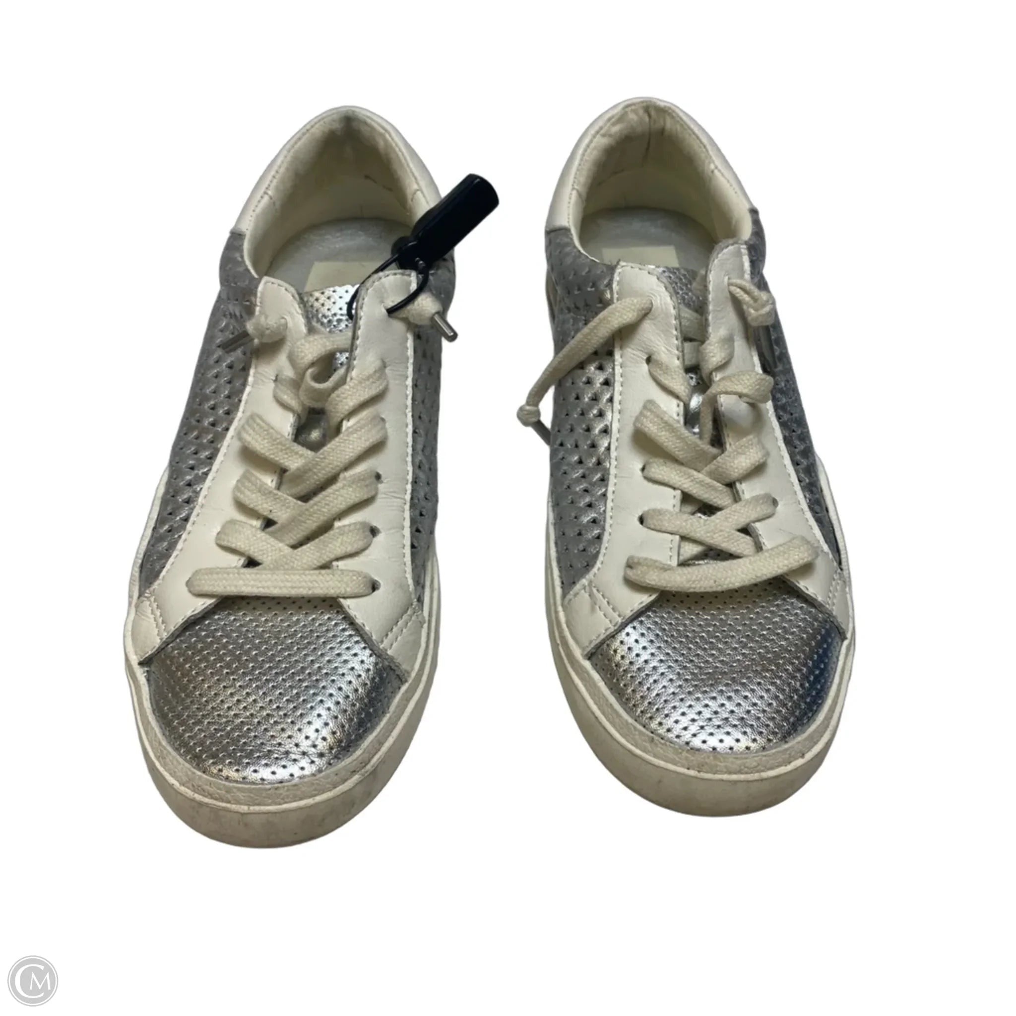 Shoes Sneakers By Dolce Vita In Silver, Size: 8