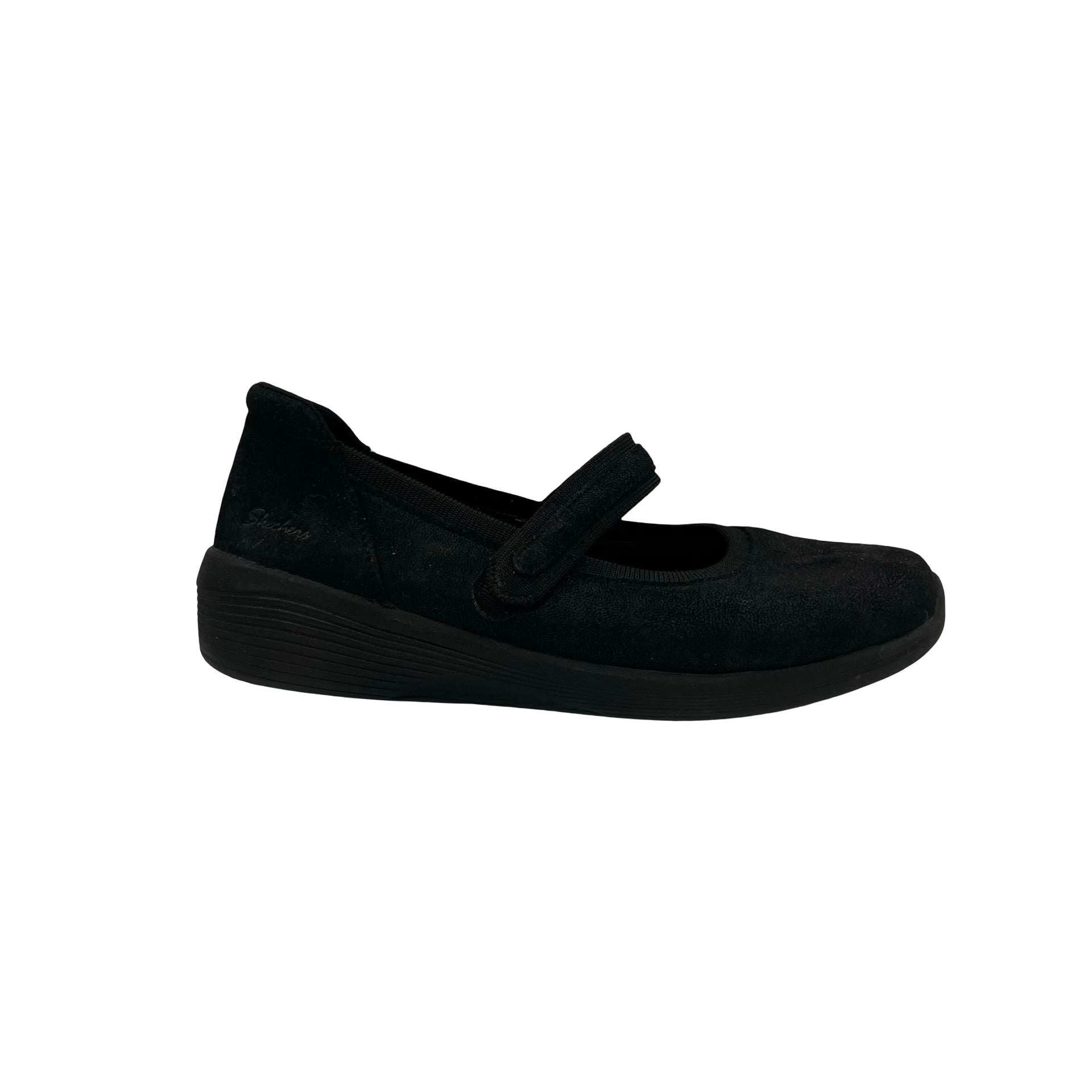 Shoes Flats By Skechers In Black, Size:9