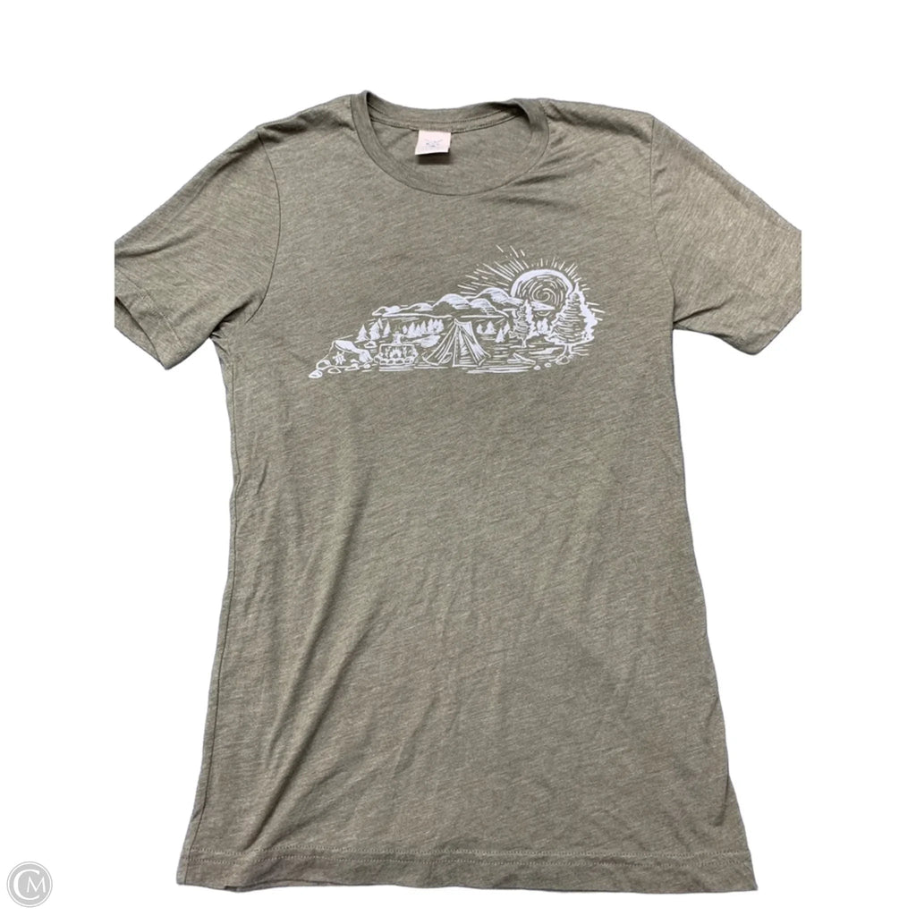 Top Short Sleeve By Clothes Mentor In Green, Size: S