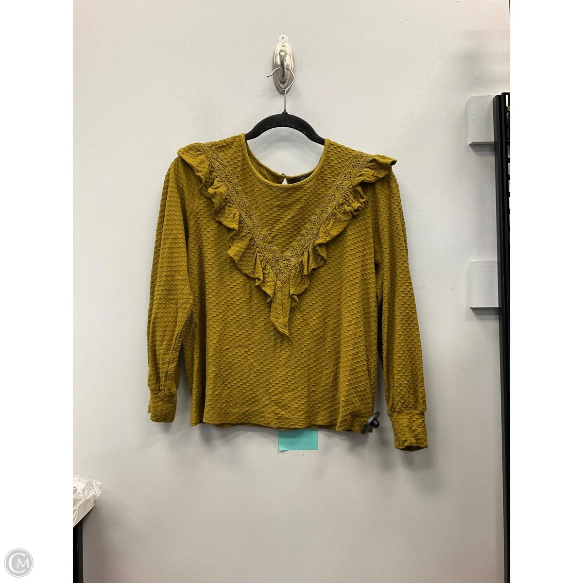 Top Long Sleeve By J. Crew In Green, Size: Xs