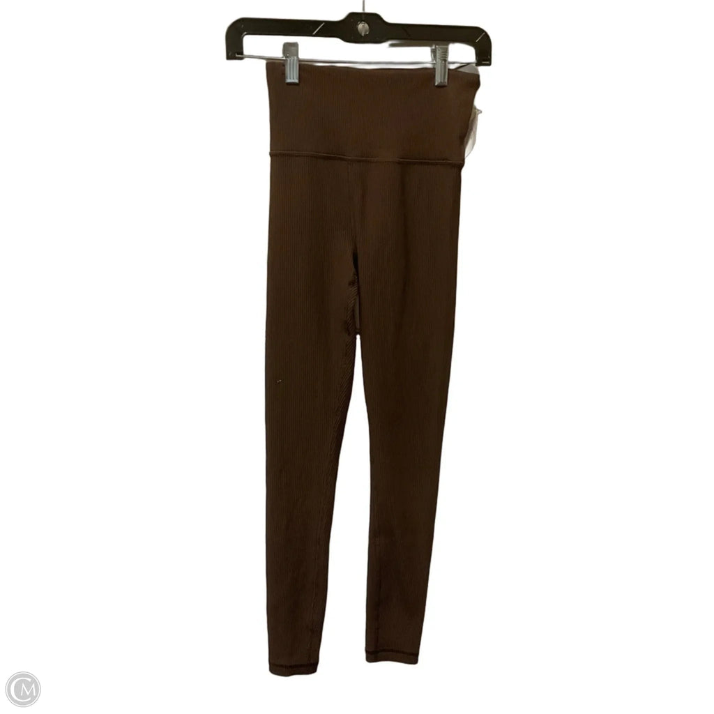 Athletic Leggings By Athleta In Brown, Size: Xs