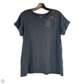 Top Short Sleeve Designer By Kate Spade In Black, Size: S
