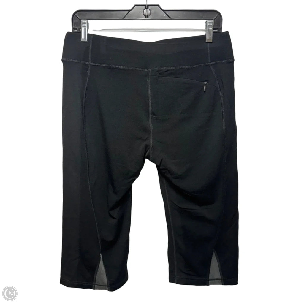 Culotte Athletic Leggings Capris By Smartwool In Black, Size: M