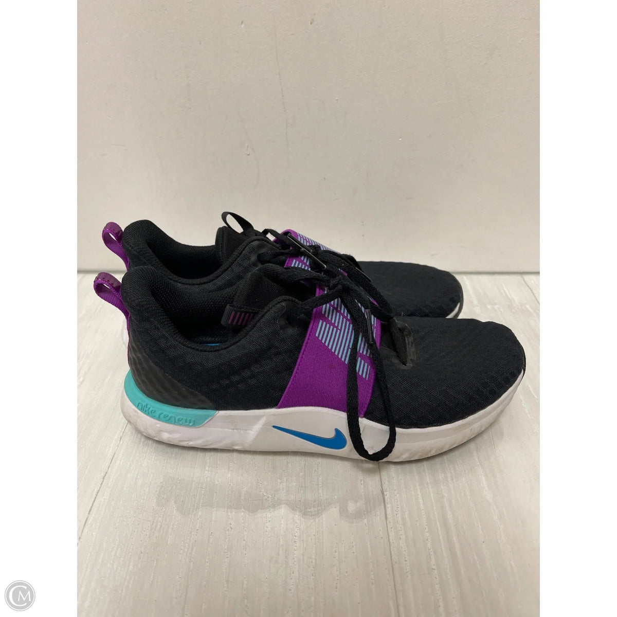 Shoes Athletic By Nike In Black & Purple, Size: 9