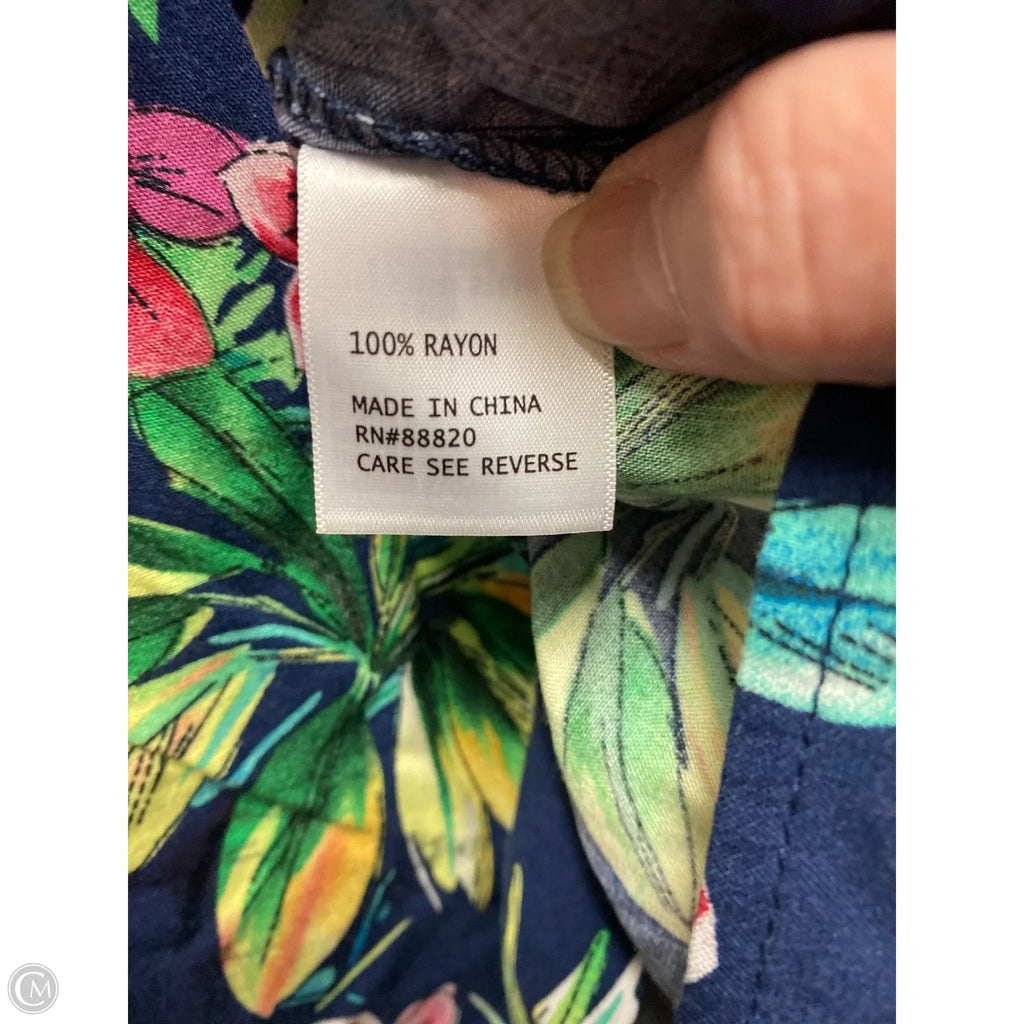Top Sleeveless By Anne Carson In Navy, Size: S