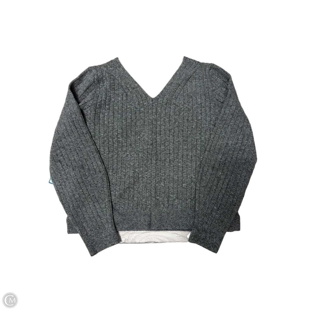 Sweater By Abercrombie And Fitch In Grey, Size: S
