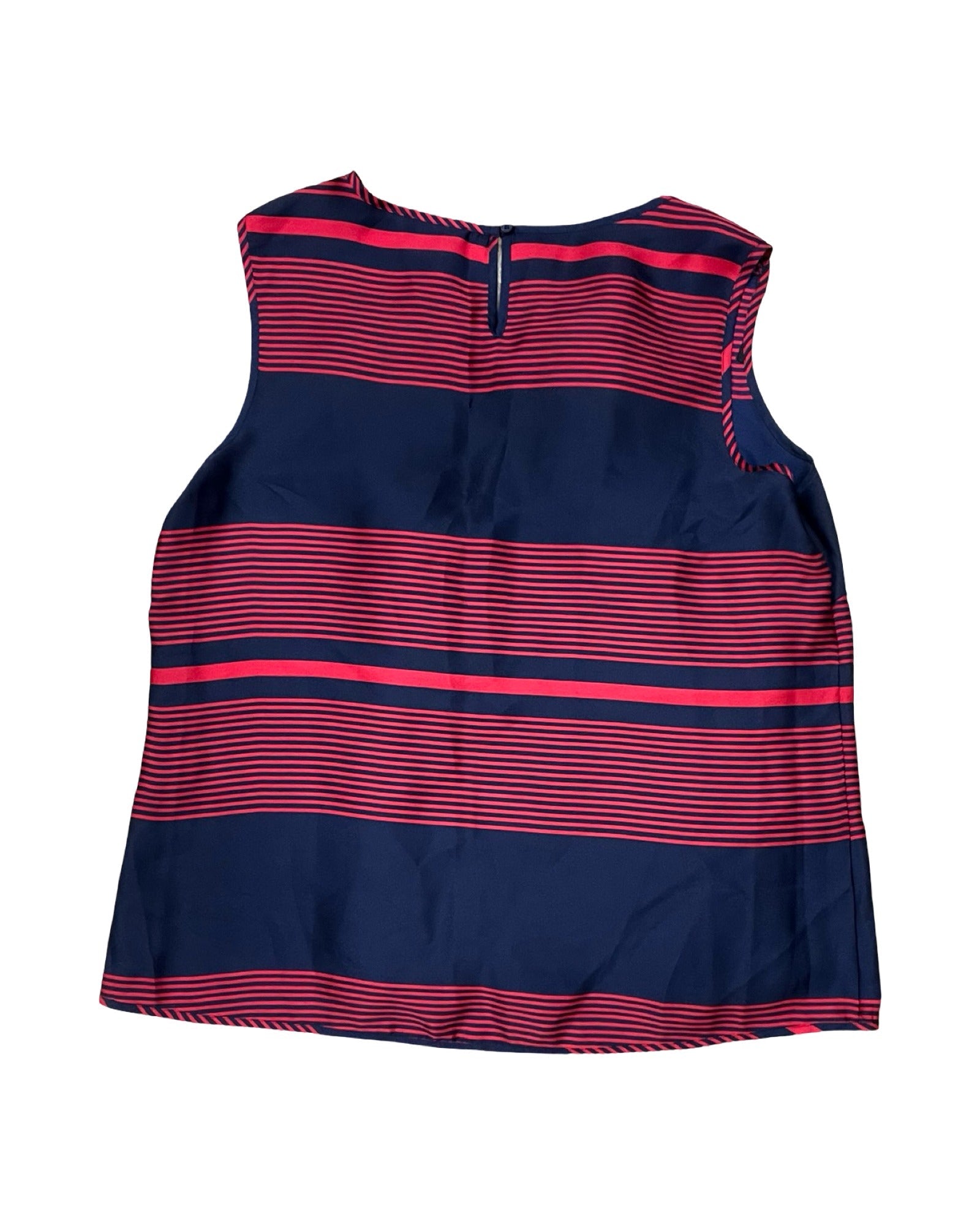 Top Sleeveless By Tommy Hilfiger In Blue & Red, Size:Xl