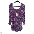 Dress Casual Short By Wild Fable In Black & Purple, Size: M