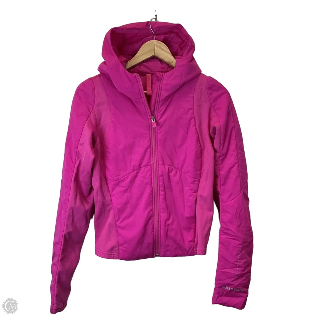 Jacket Windbreaker By Lululemon In Pink, Size: 8