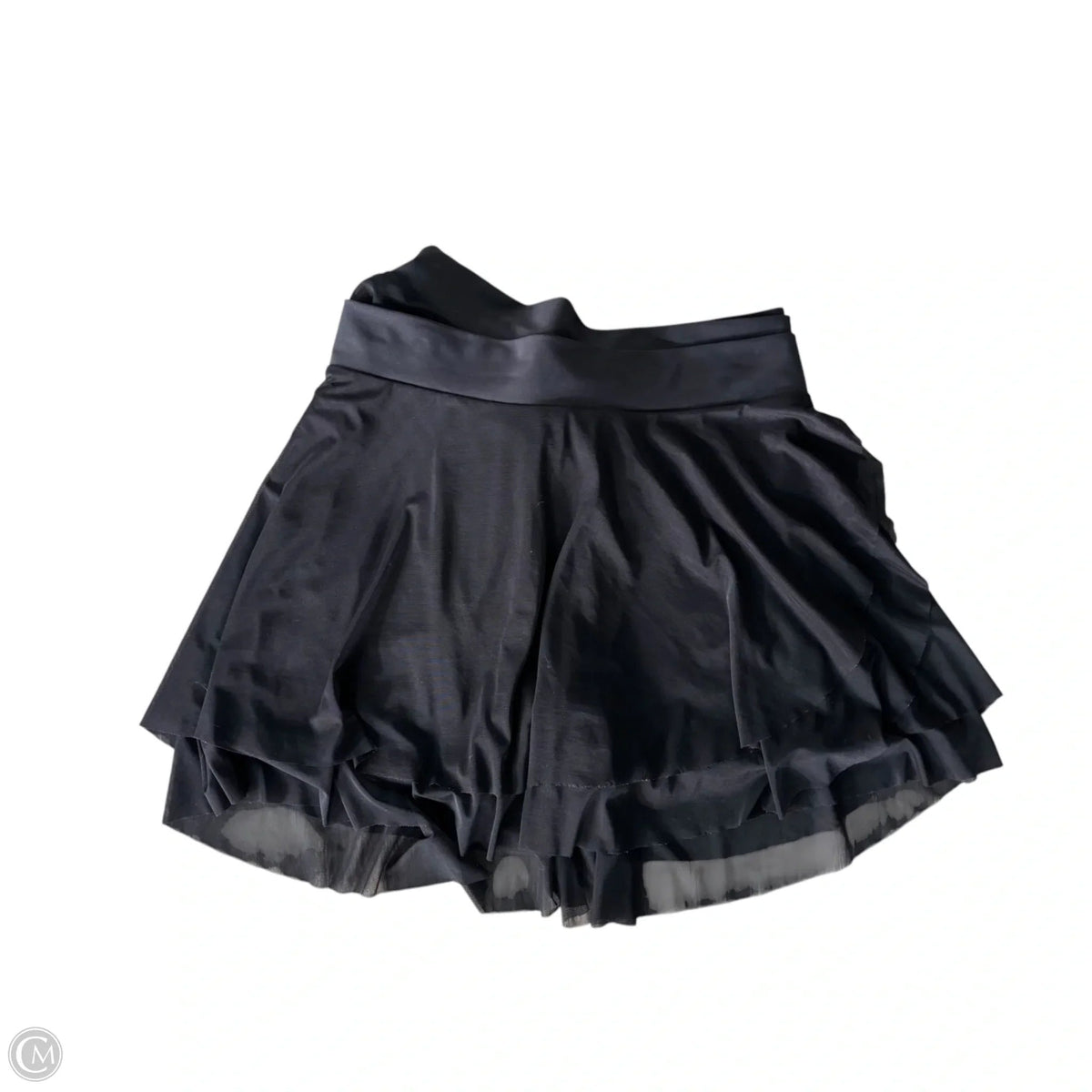 Athletic Skort By Popflex In Black, Size: L