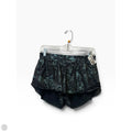 Athletic Shorts By Lululemon In Floral Print, Size: 10