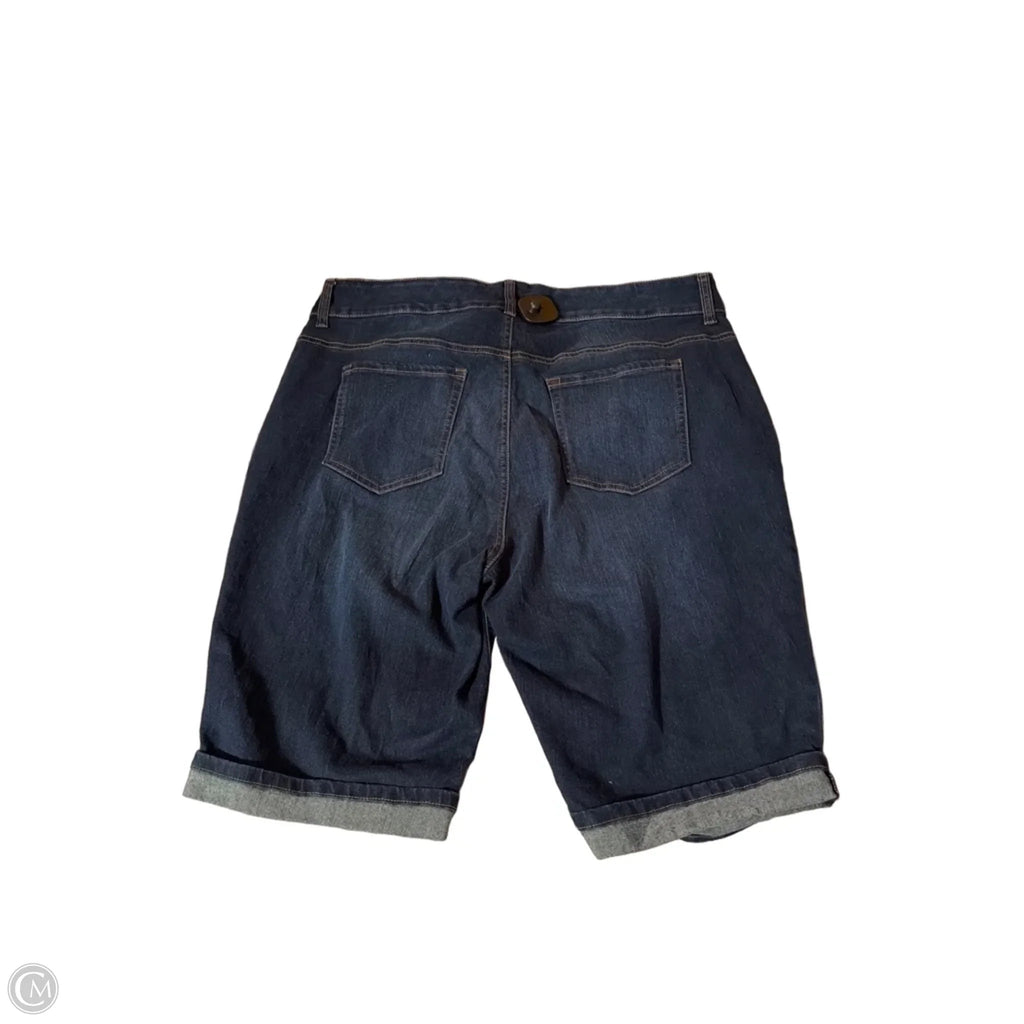 Shorts By Style And Company In Blue Denim, Size: 20