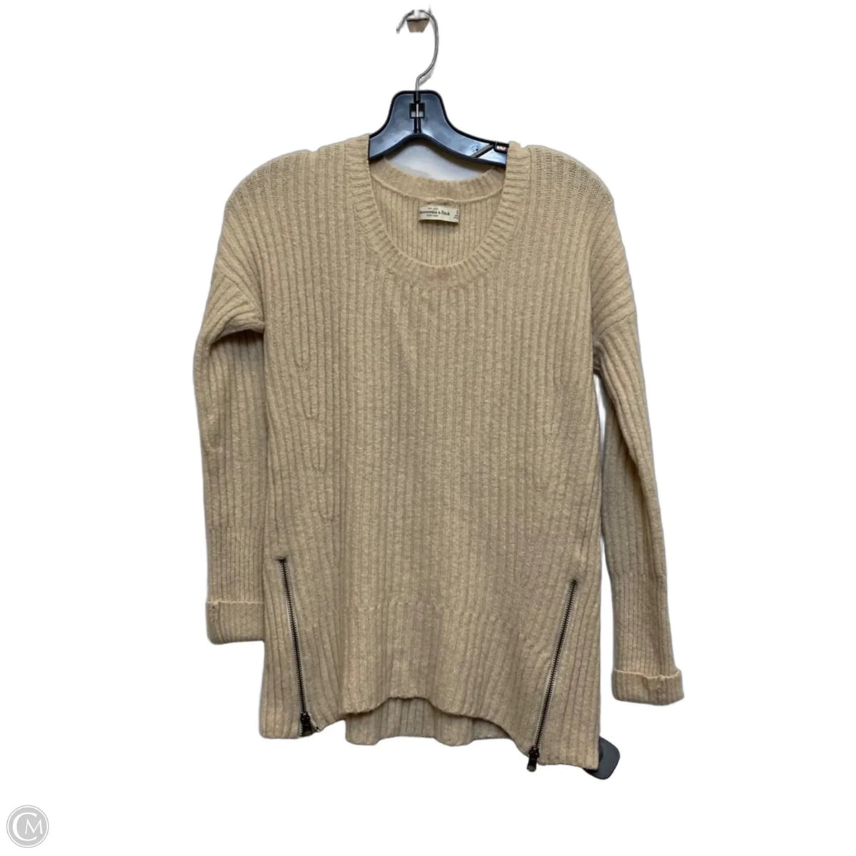 Sweater By Abercrombie And Fitch In Cream, Size: S