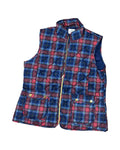 Vest Puffer & Quilted By St Johns Bay In Blue & Red, Size:L