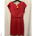 Dress Casual Midi By Loft In Pink, Size: S