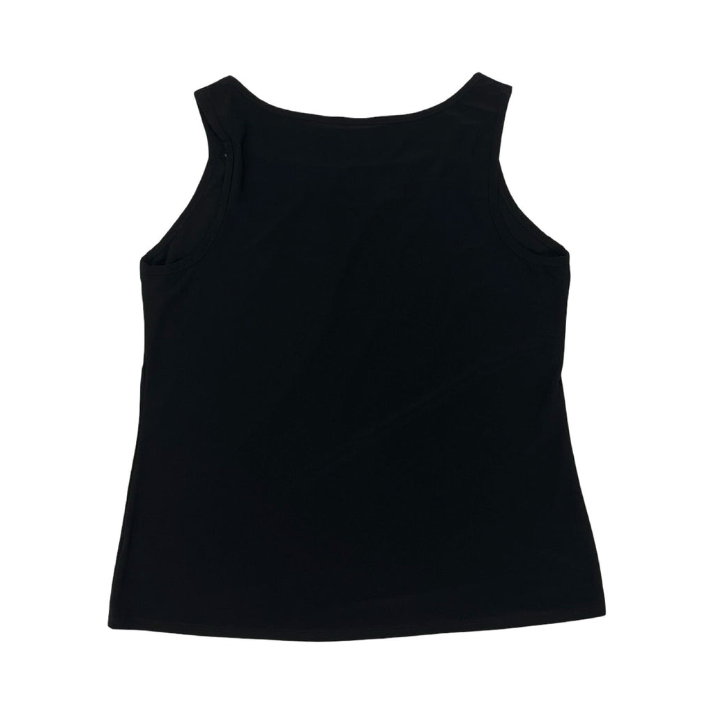 Blouse Sleeveless By Cato In Black, Size:L