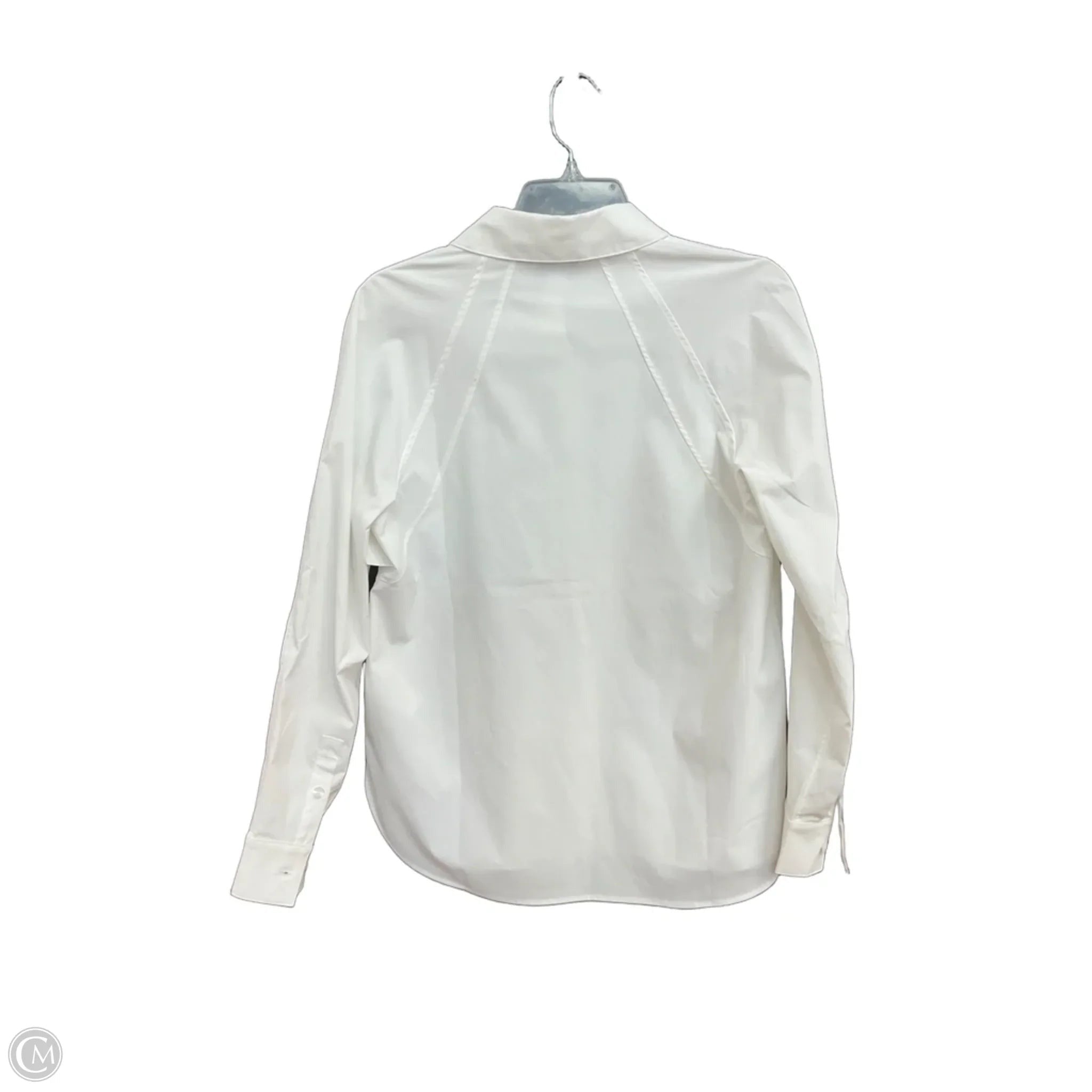 Blouse Long Sleeve By Athleta In White, Size: Xs