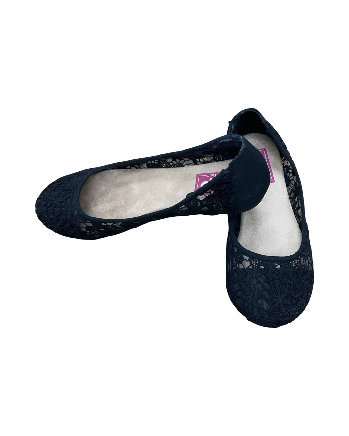 Shoes Flats By Clothes Mentor In Black, Size:8.5