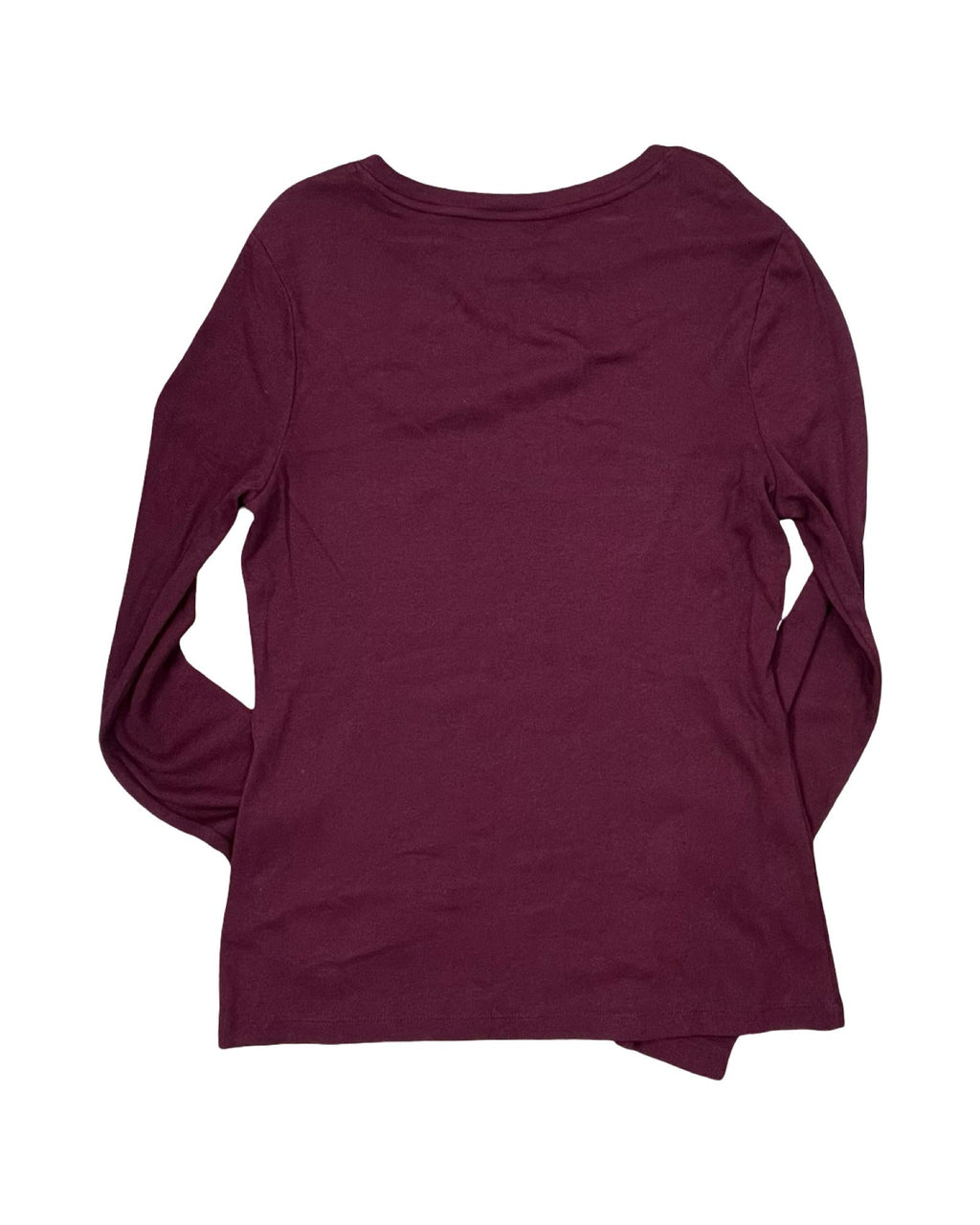 Top Ls Basic By A New Day In Maroon, Size:M