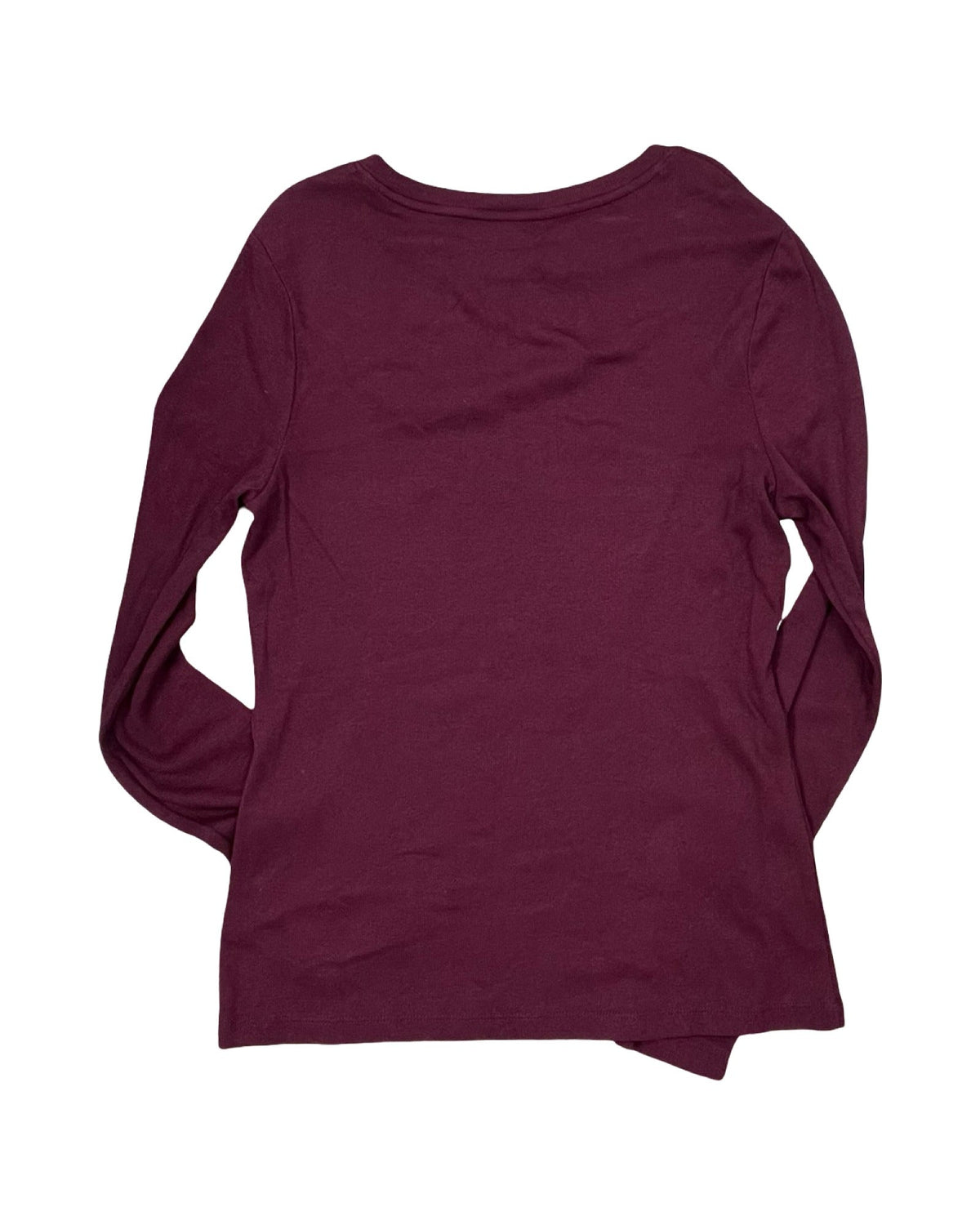 Top Ls Basic By A New Day In Maroon, Size:M