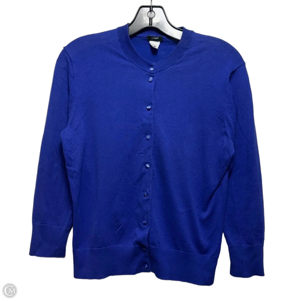 Sweater Cardigan By J. Crew In Purple, Size: M