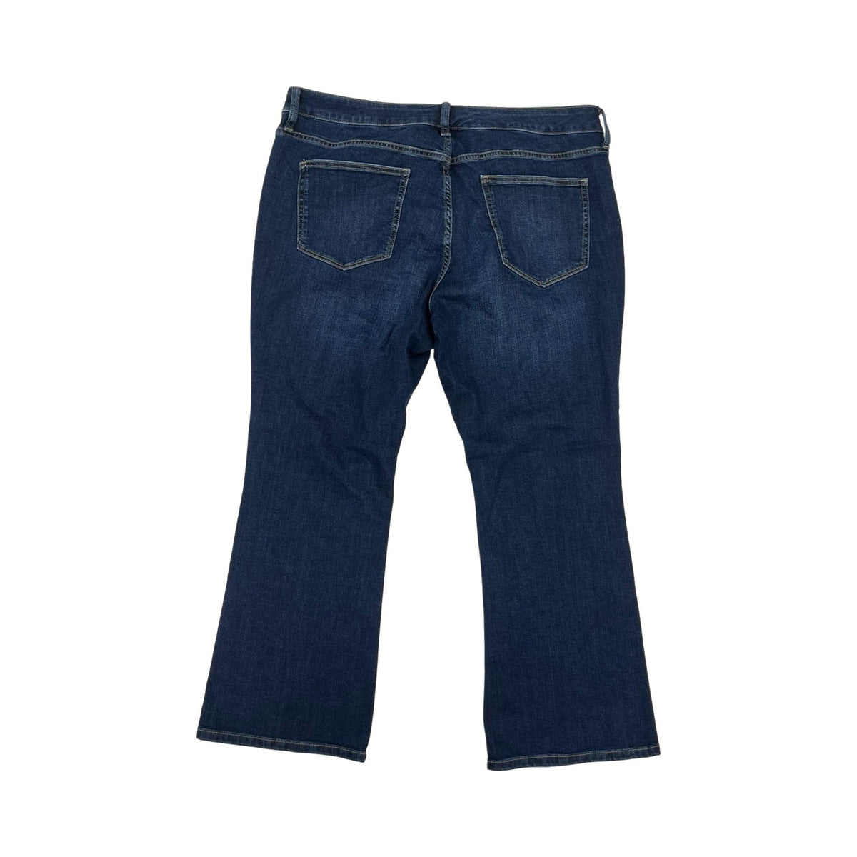 Jeans Boot Cut By St Johns Bay In Blue Denim, Size:18
