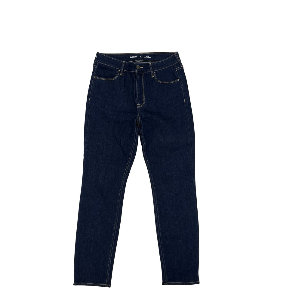 Jeans Straight By Old Navy In Blue Denim, Size:6