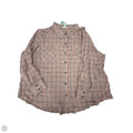 Top Long Sleeve By Maurices In Plaid Pattern, Size: 3x