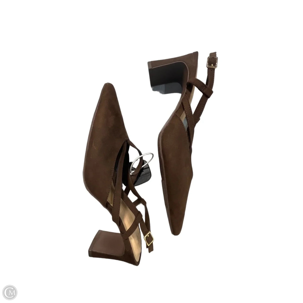 Shoes Heels Block By A New Day In Brown, Size: 9
