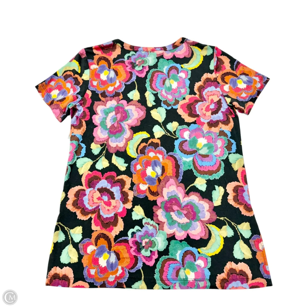 Top Short Sleeve By Johnny Was In Floral Print, Size: S