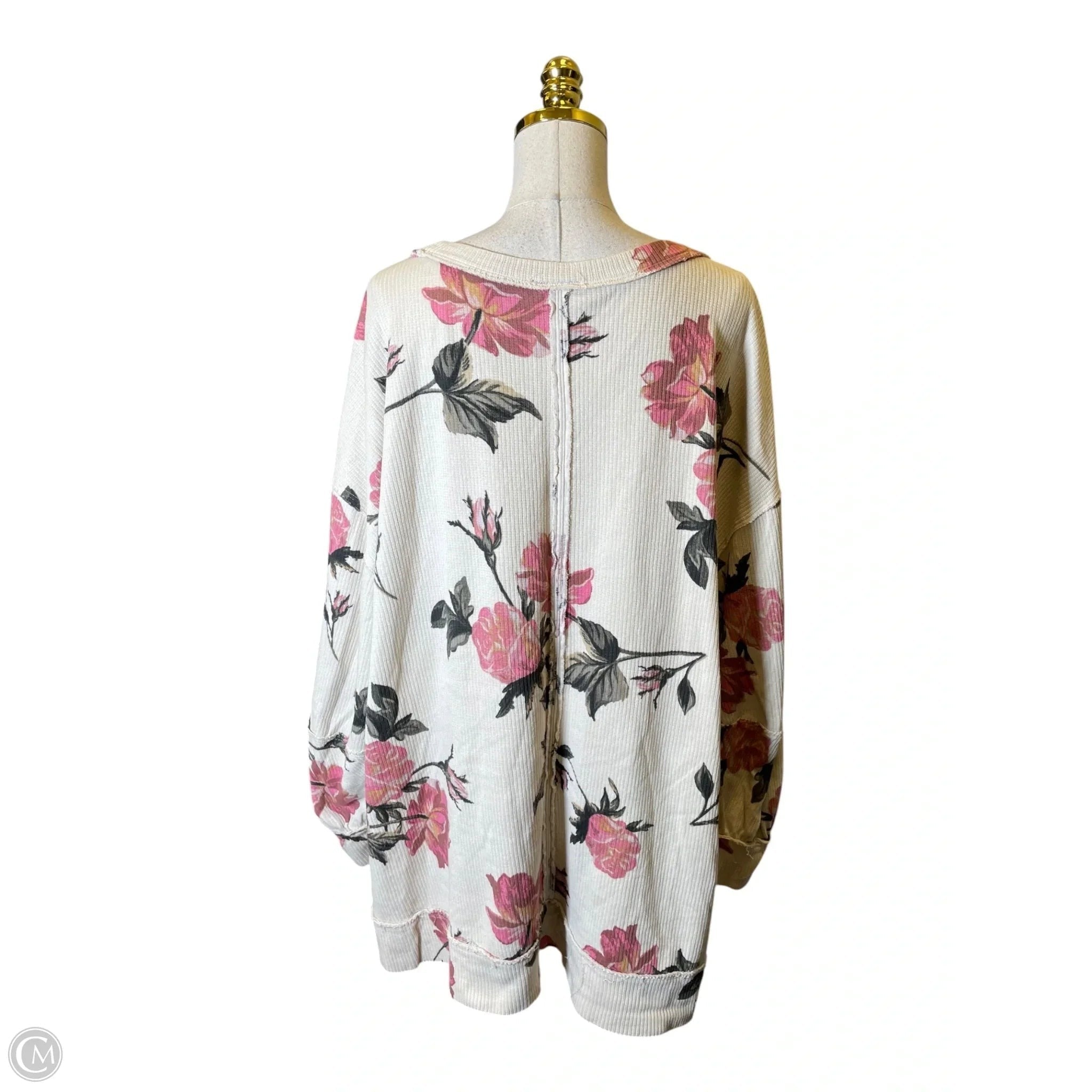 Sweater By Torrid In Floral Print, Size: 2x