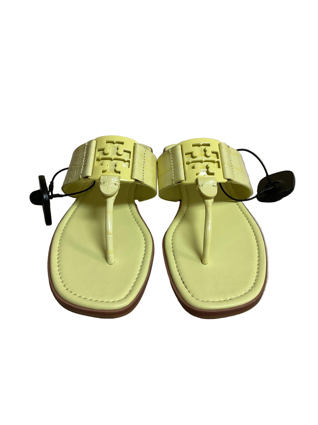 Sandals Designer By Tory Burch In Yellow, Size:8
