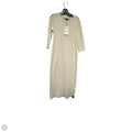 Dress Casual Maxi By Zara In Cream, Size: L
