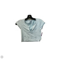 Top Short Sleeve Basic By Urban Outfitters In Blue, Size: M