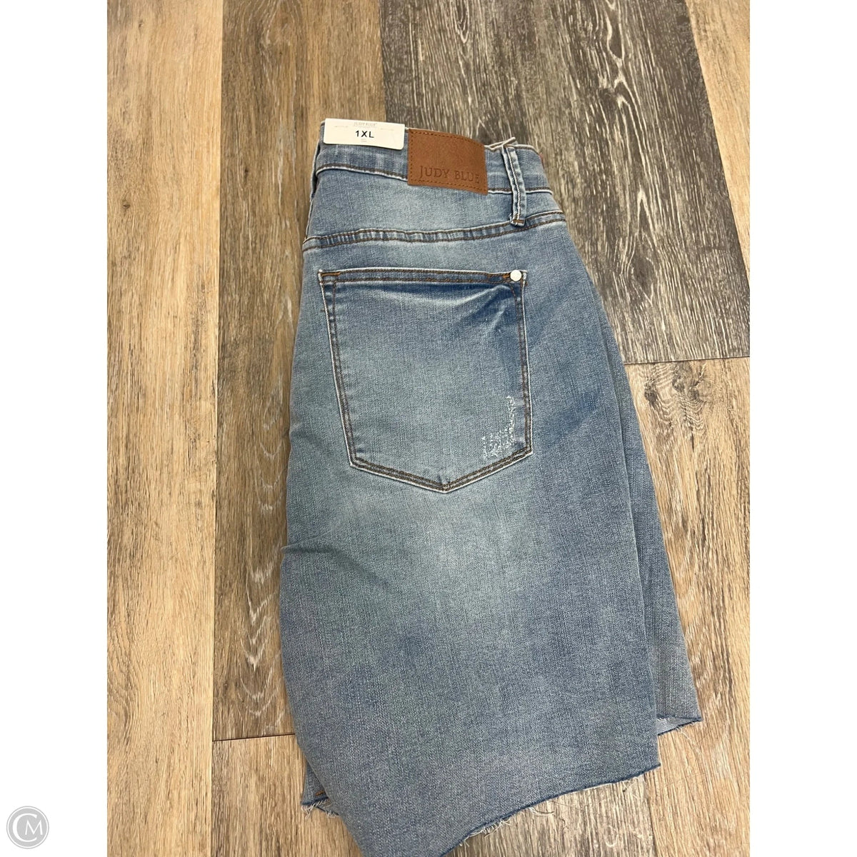 Shorts By Judy Blue In Blue Denim, Size: 1x