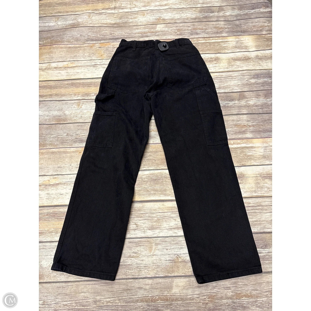Jeans Straight By John Galt In Black Denim, Size: 10