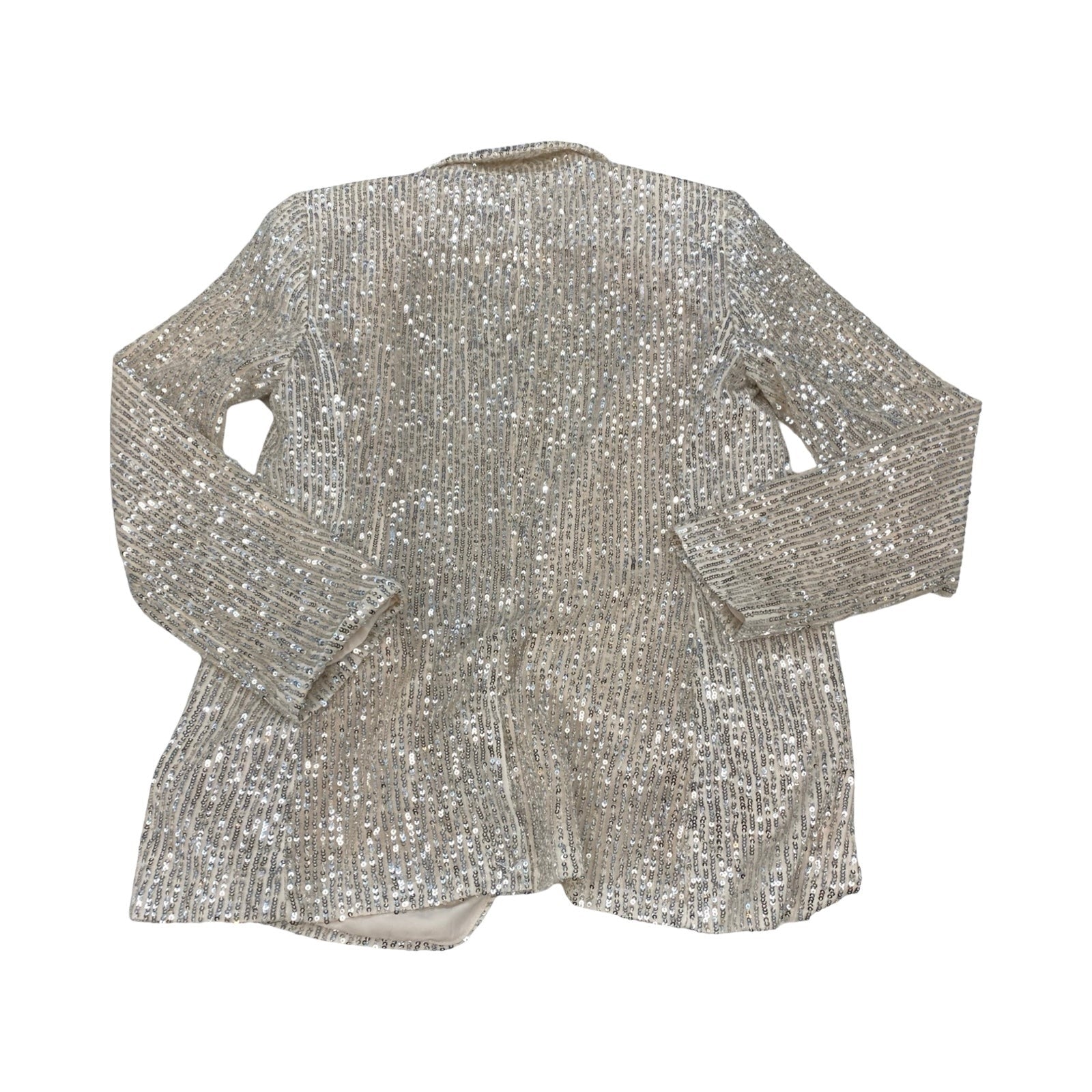 Blazer By Loft In Silver & Tan, Size:2P