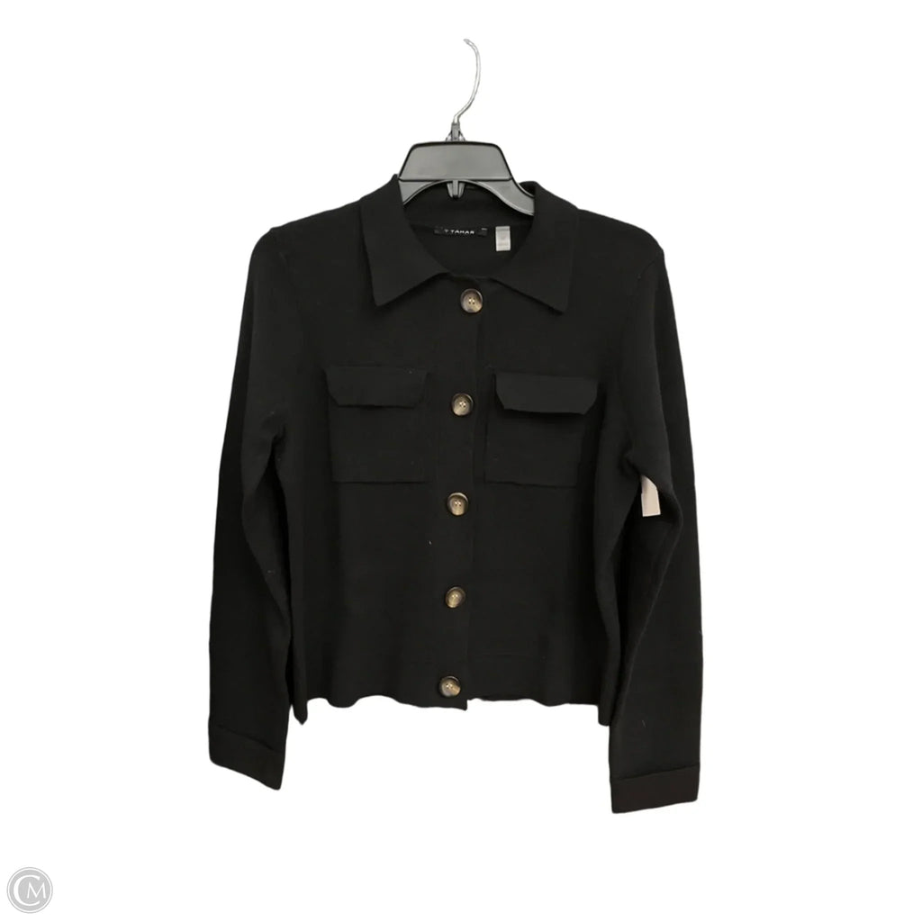 Cardigan By Tahari In Black, Size: Sp