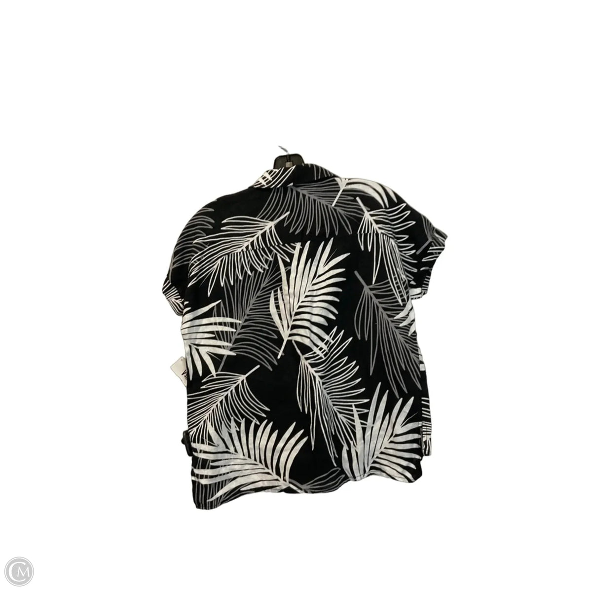 Top Short Sleeve By Tahari In Tropical Print, Size: S
