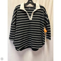 Top Long Sleeve By Crown And Ivy In Black & White, Size: S