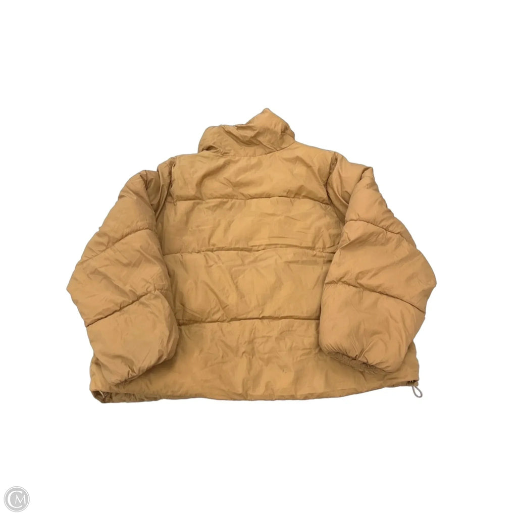 Coat Puffer & Quilted By A New Day In Tan, Size: 1x