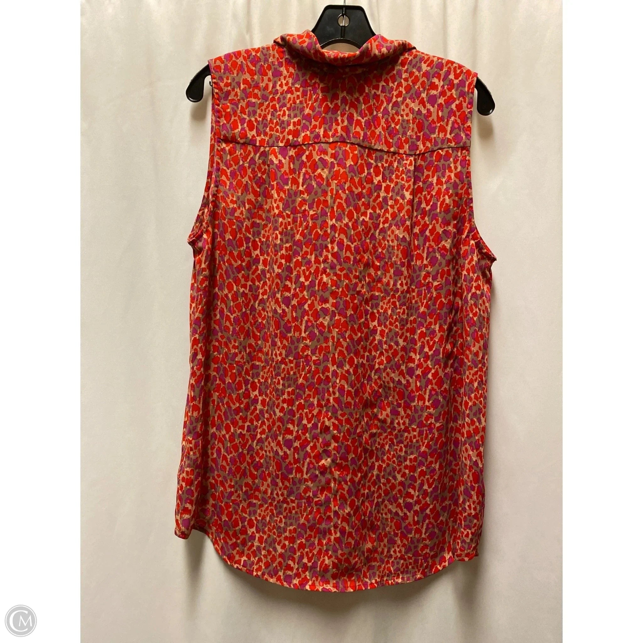 Top Sleeveless By Cabi In Red, Size: L
