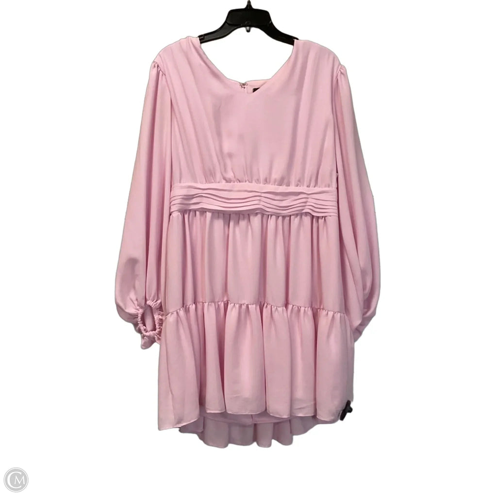 Dress Casual Midi By Msk In Pink, Size: L