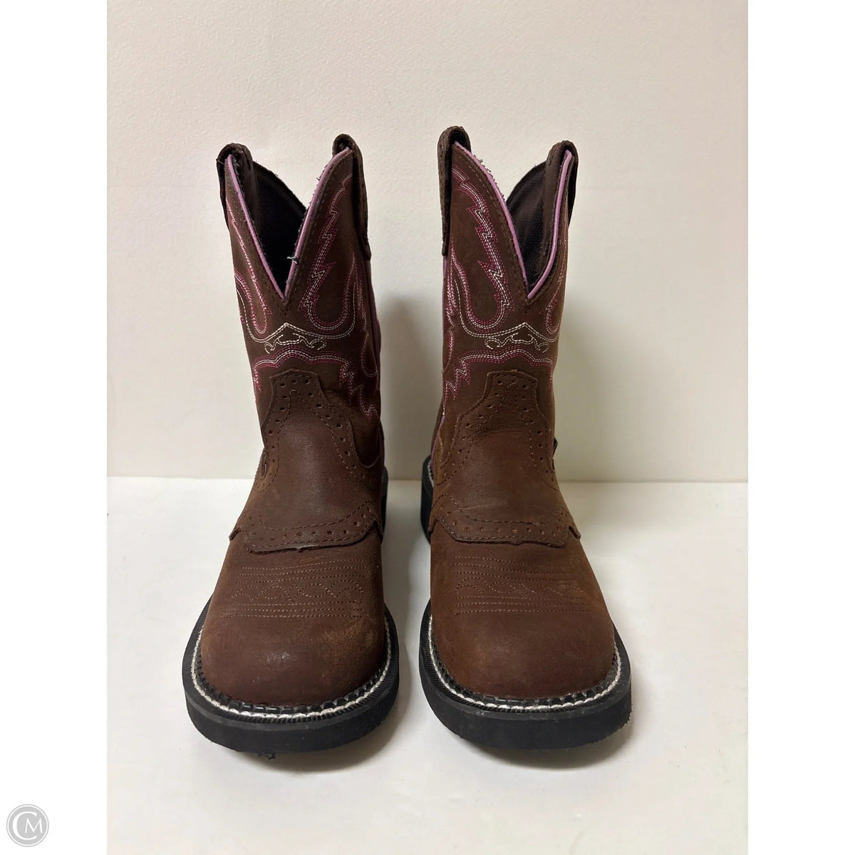 Boots Western By Justin In Brown, Size: 6