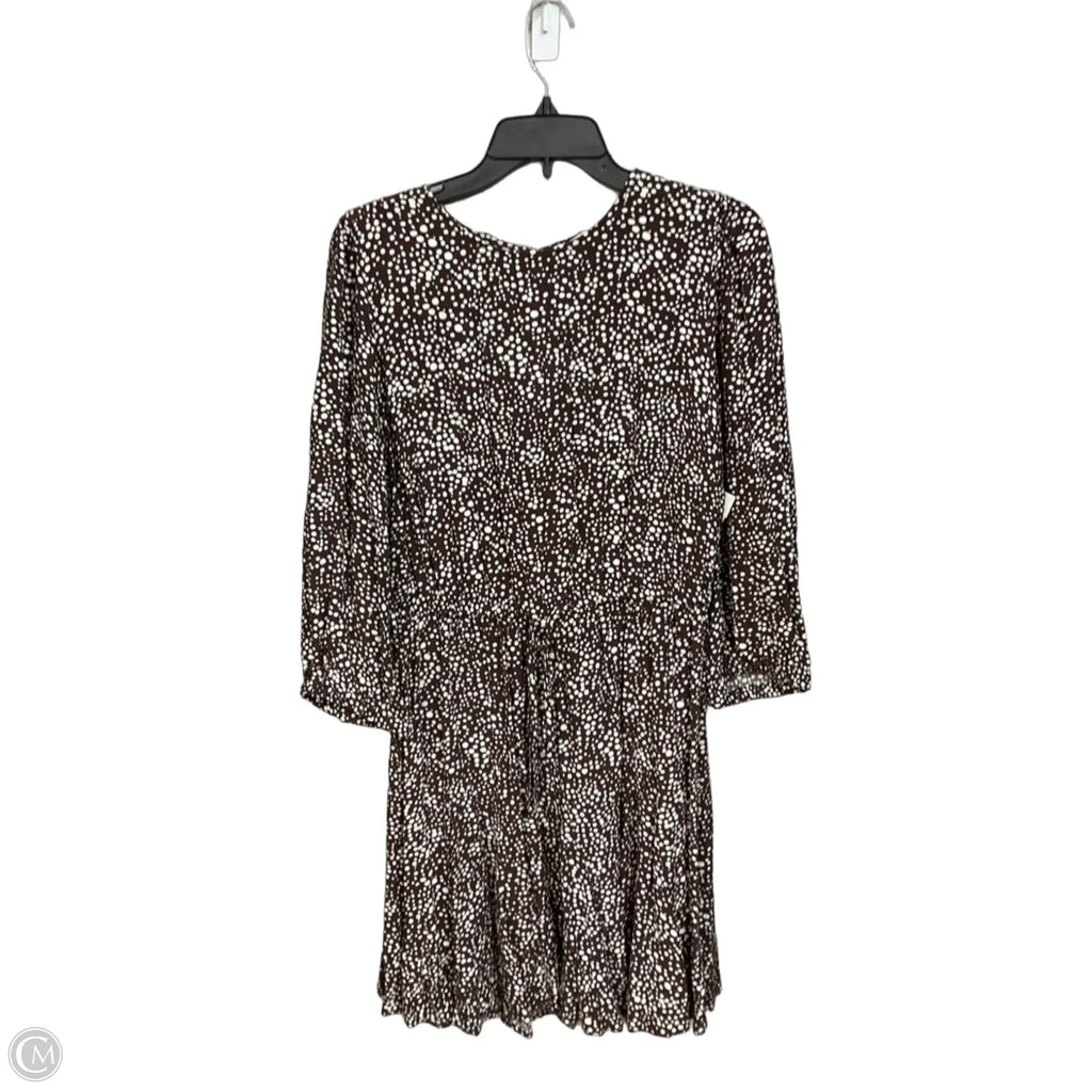 Dress Casual Short By Loft In Polkadot Pattern, Size: M